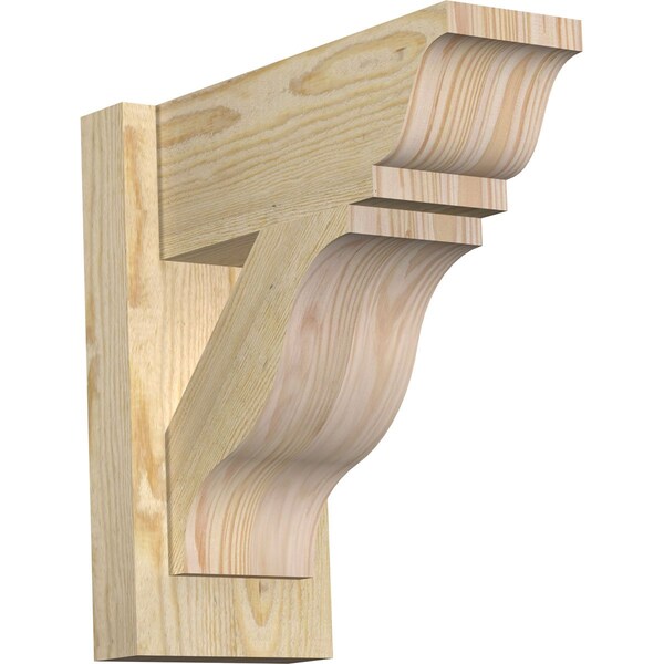 Ekena Millwork Funston Traditional Rough Sawn Outlooker, Douglas Fir, 6"W x 14"D x 14"H OUT06X14X14FST01RDF - main